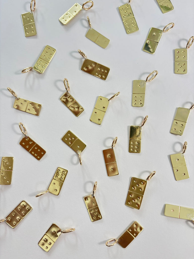 Dominó Pendant Brass