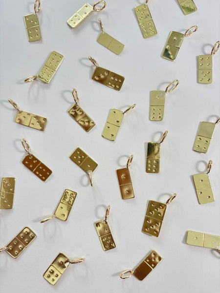 Dominó Pendant Brass