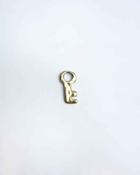 Llave Pendant in Brass