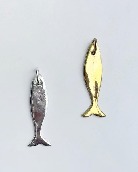 Pez Pendant in Silver