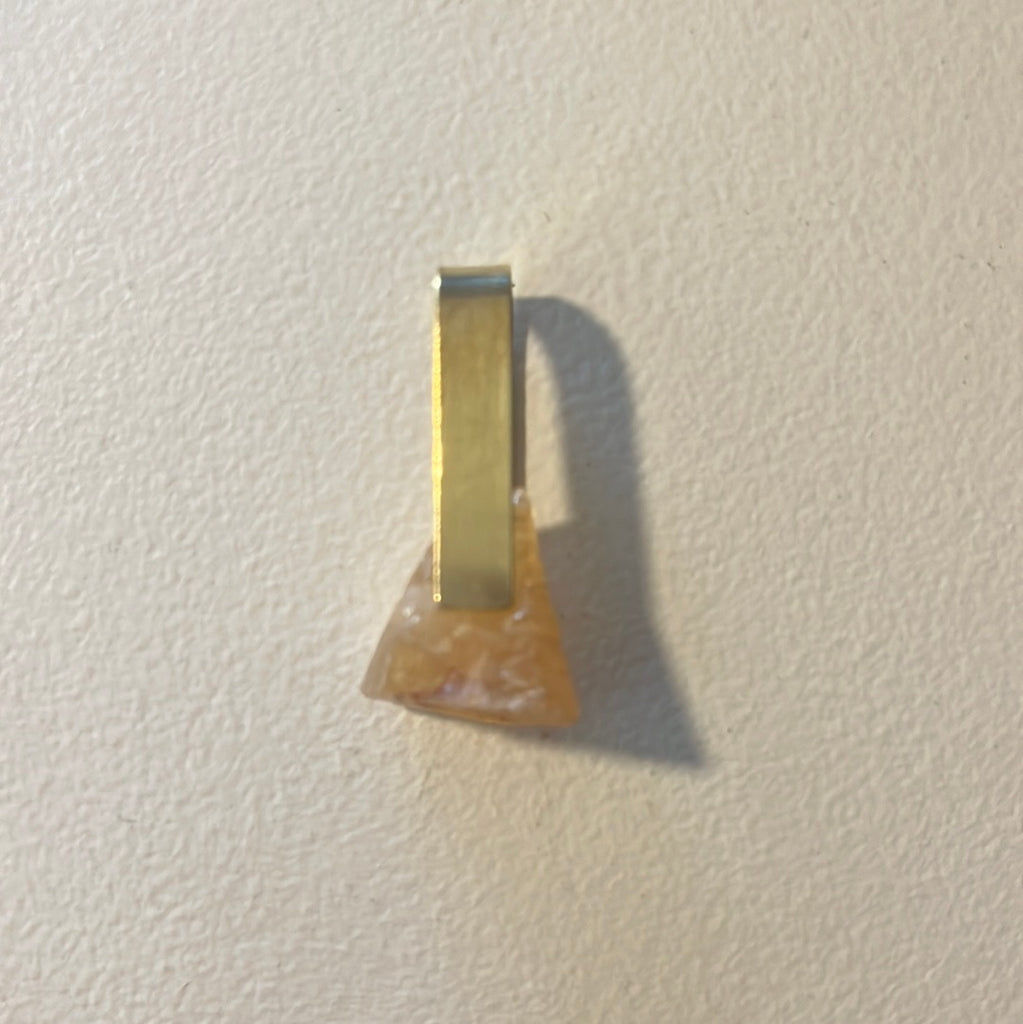 Raw Citrine Charm