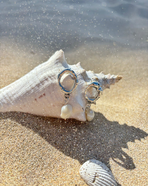 Calma Earrings - Madreperla