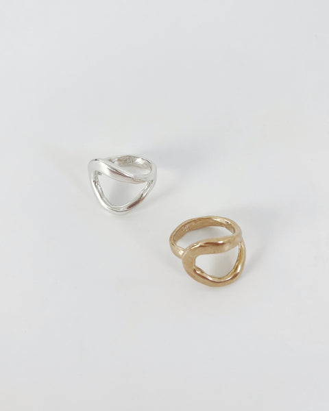 Agua Ring in Silver