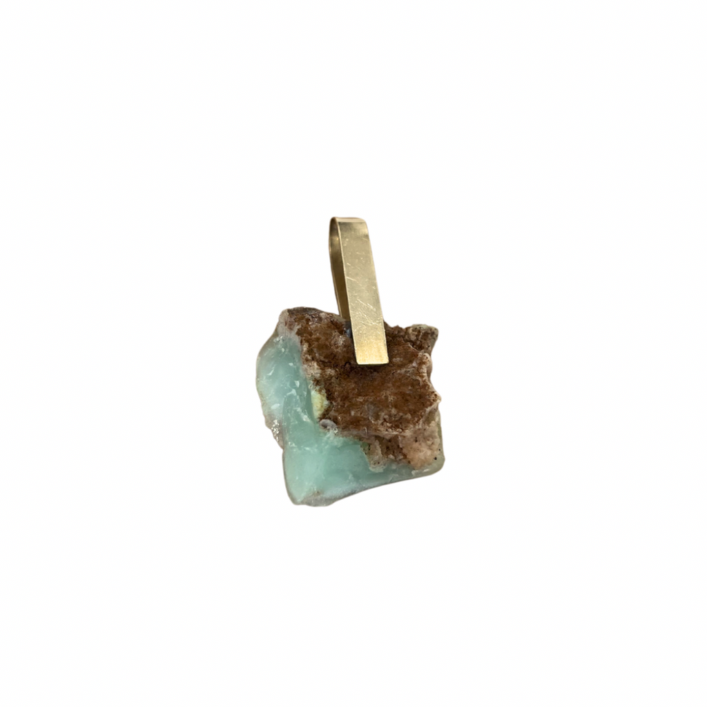 Raw Amazonite Charm