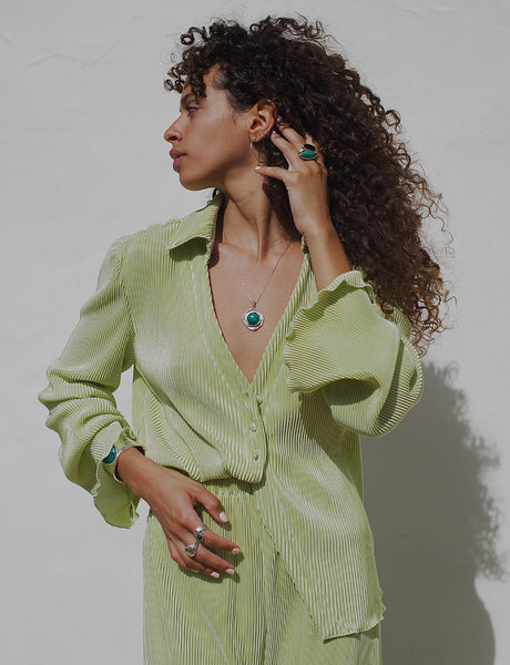 Tierra Hoops - Silver