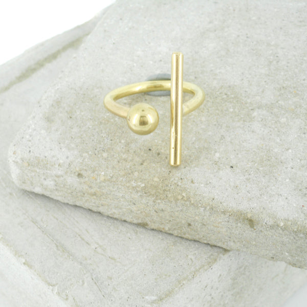 LINE & DOT RING
