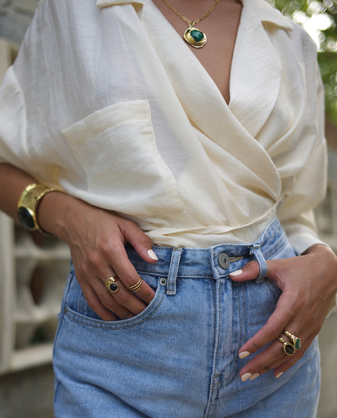Luna Ring - Onyx