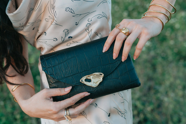 Black Little Leather Bag
