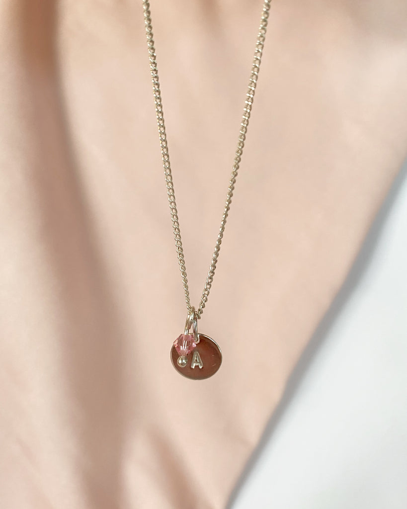 Initial Charm Necklace