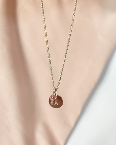 Initial Charm Necklace