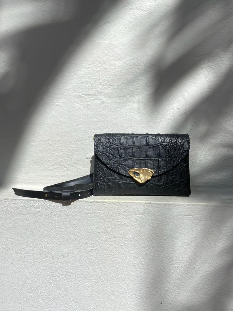 Black Little Leather Bag