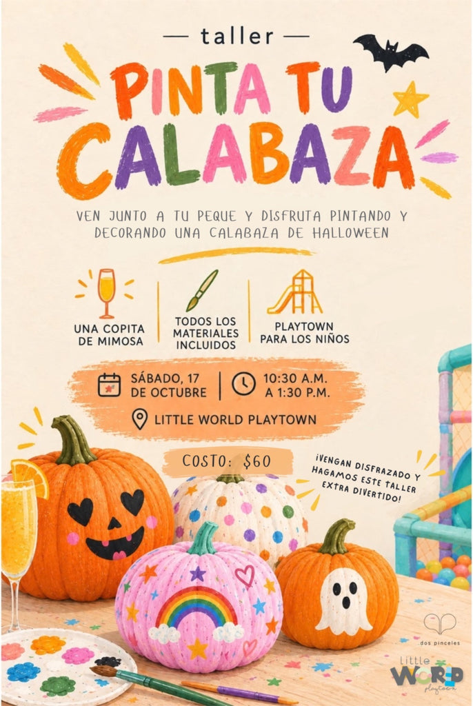 Pinta tu calabaza 🎃 @ Little World Playtown