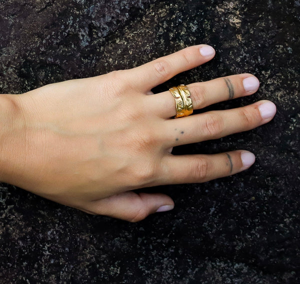 Hoja de plátano Ring