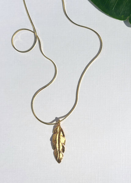 Hoja de plátano Necklace