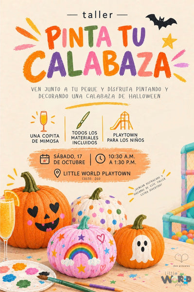 Pinta tu calabaza 🎃 @ Little World Playtown