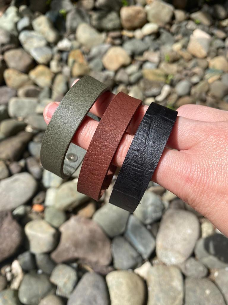 Olive Leather bracelet