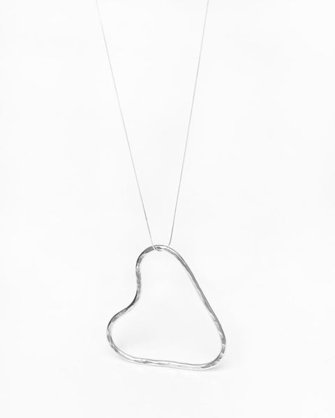 Mi corazón Necklace - Silver