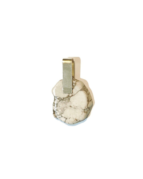 White Howlite Charm